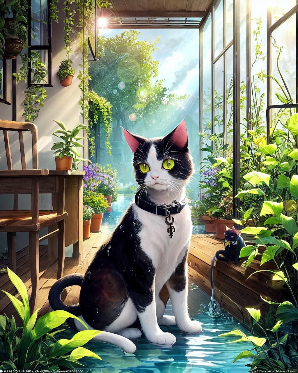 廃墟建物とねこ(1)