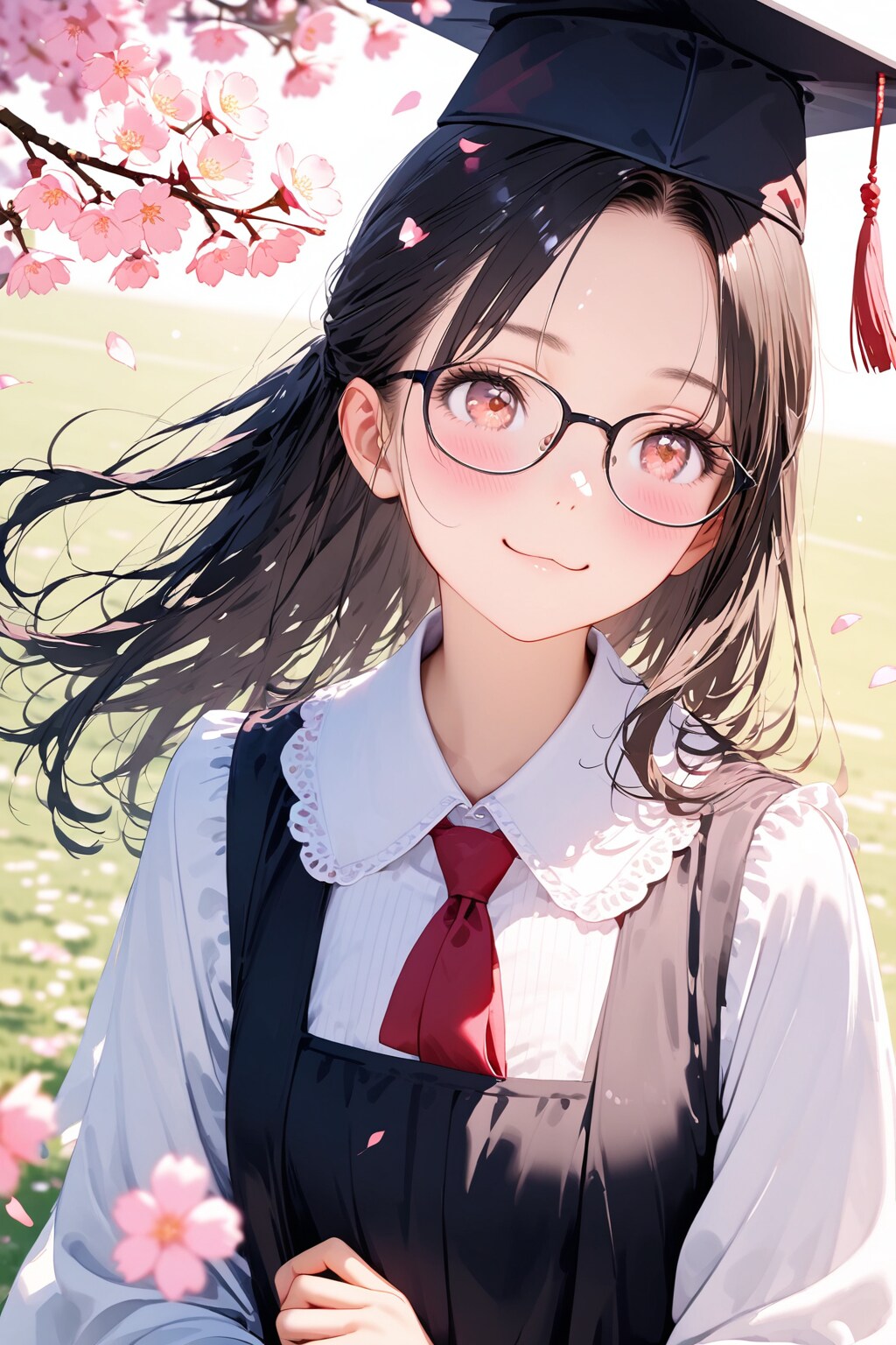 桜色に染まる