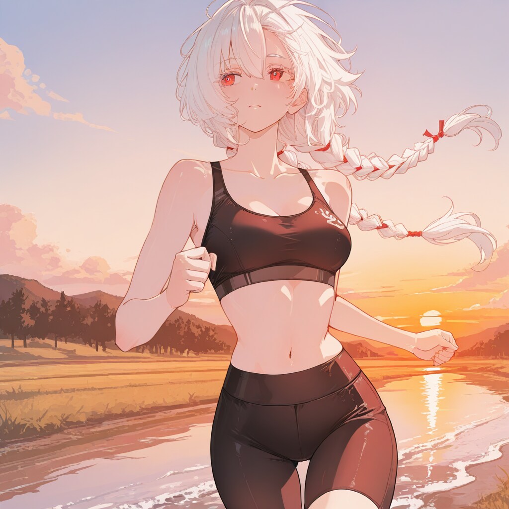 ランニング　#夕暮れ #APRICOT