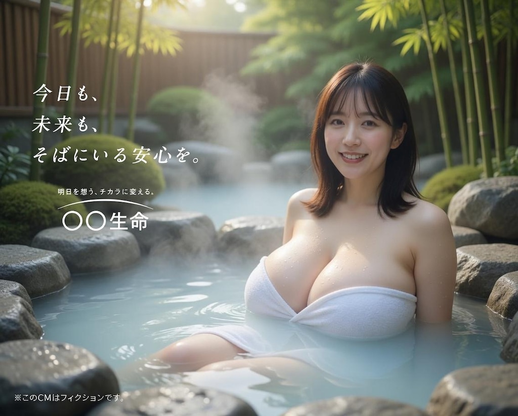 CMのお姉さん　が４０代になってキス