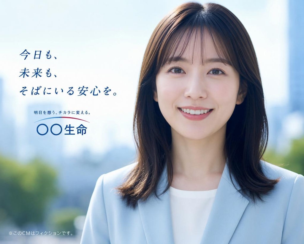 CMのお姉さん　が４０代になってキス