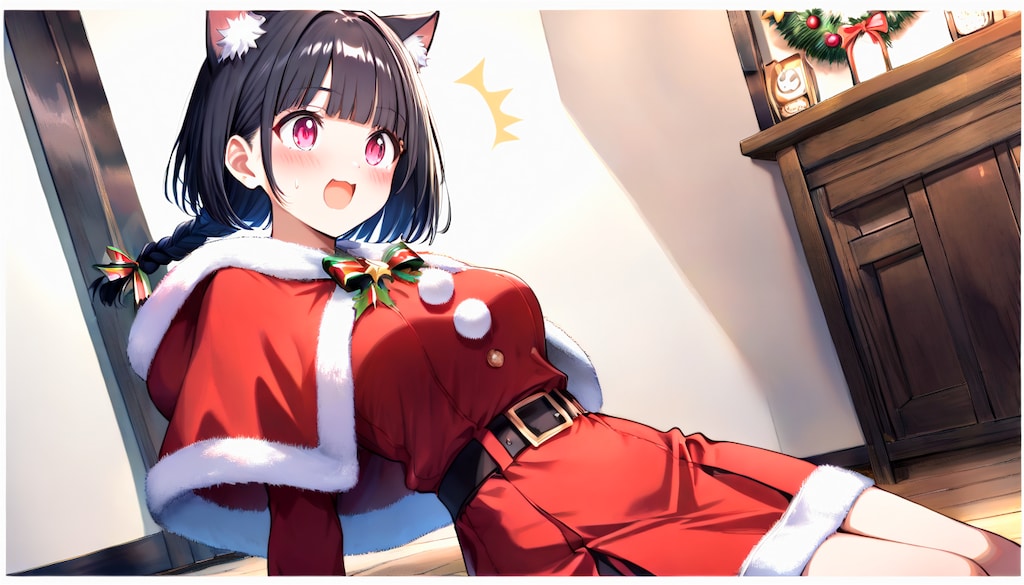 見つかった磨莉衣サンタ