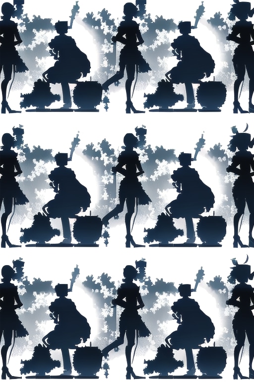 ひととき(シルエット) | の人気AIイラスト・グラビア