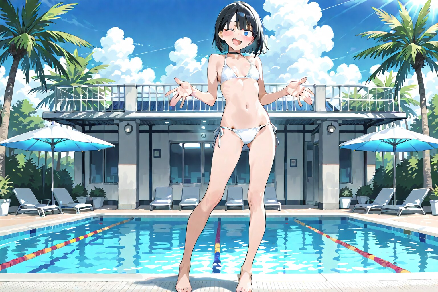 和光先生の水着姿