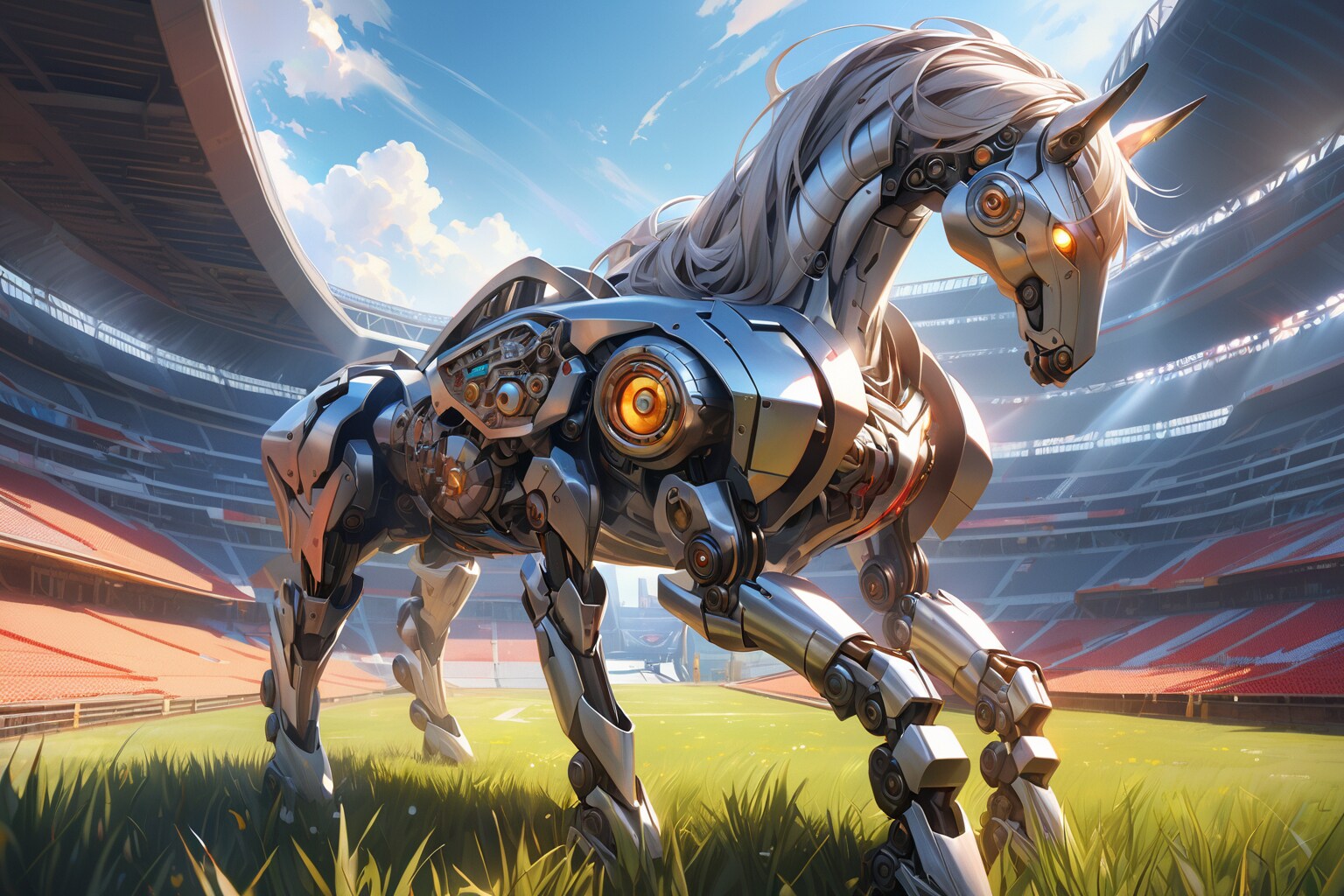 機械仕掛けの馬 その10 | の人気AIイラスト・グラビア