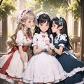 妖精たちを迎える準備！エルフのメイドたちの華やかな計画 4枚目