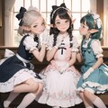 妖精たちを迎える準備！エルフのメイドたちの華やかな計画 2枚目