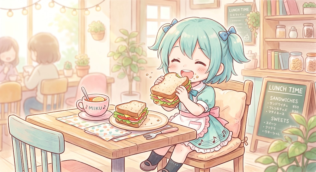 今日のお昼はサンドイッチです