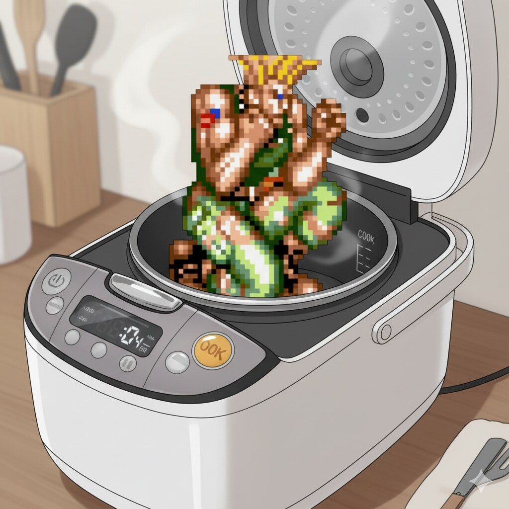 【ストⅡ】炊飯待ちガイル