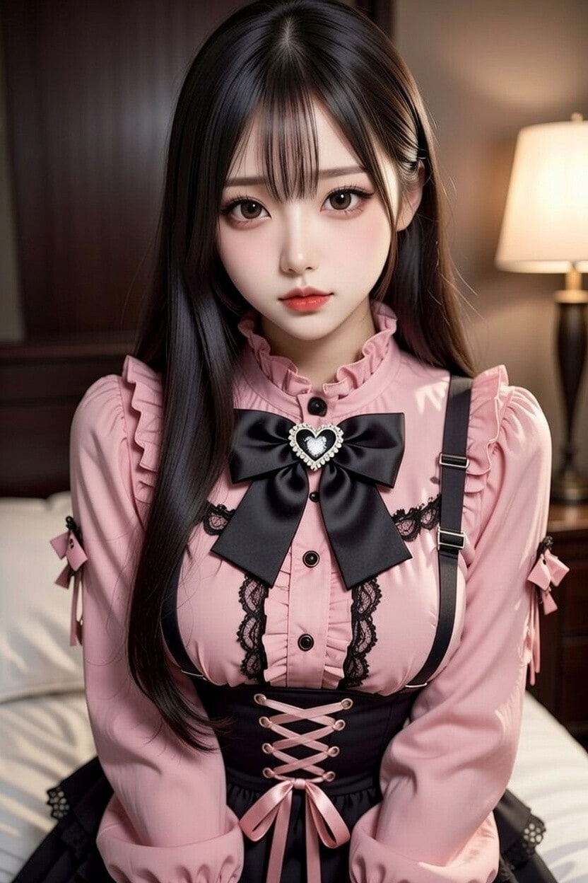 💙地雷系女子💙 | の人気AIイラスト・グラビア