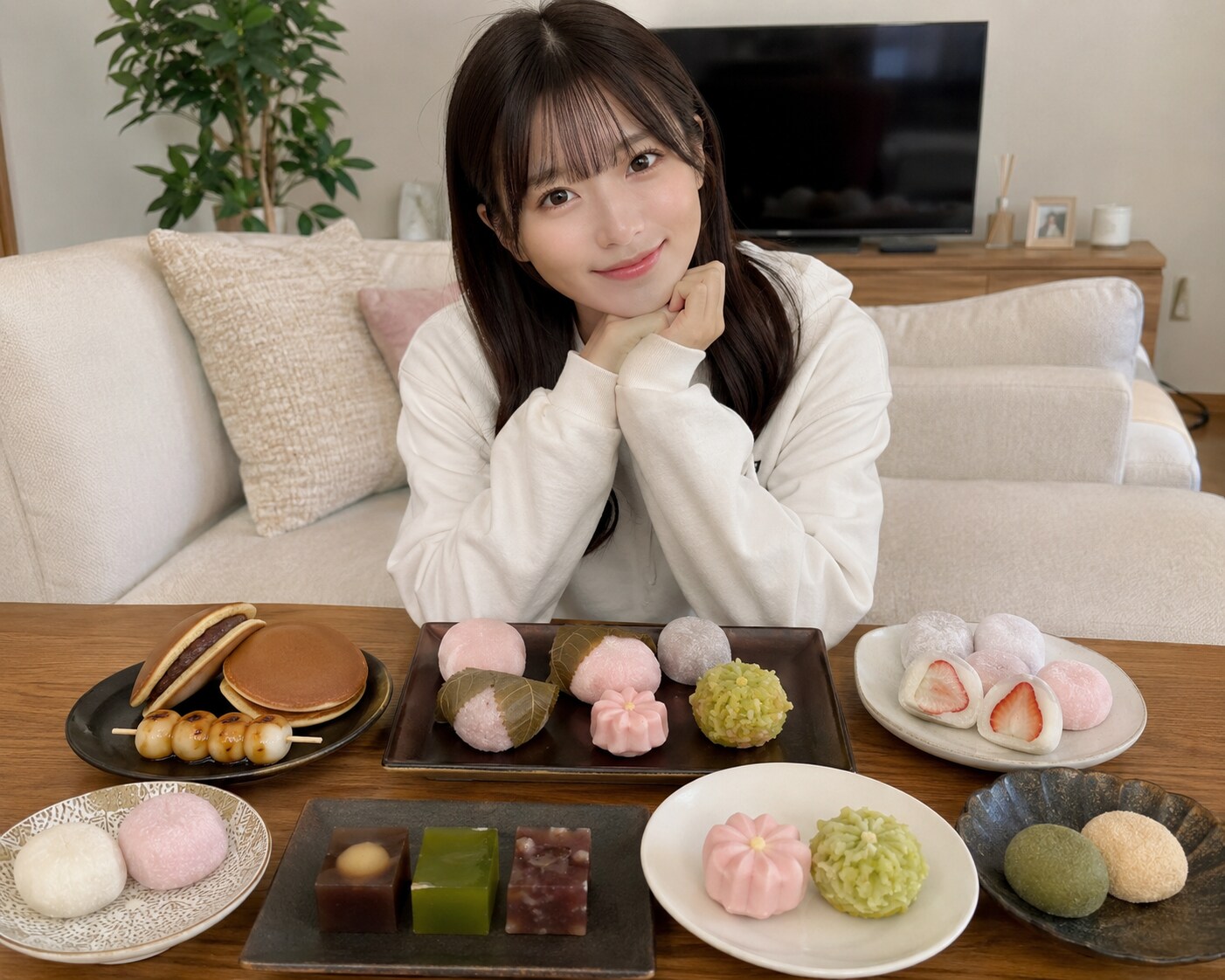 和菓子と洋菓子