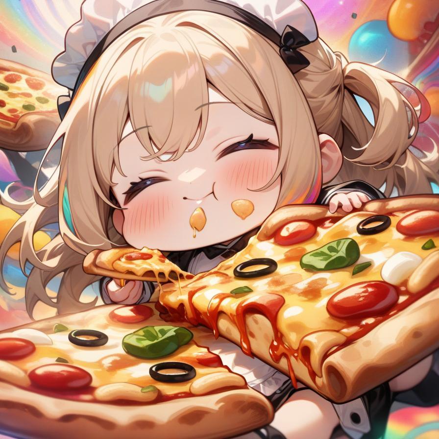 サイケデリックおピッツァワールド🍕🍕 | の人気AIイラスト・グラビア