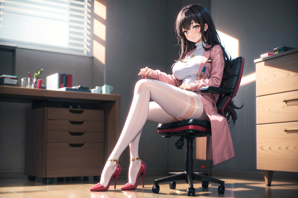 白衣の香苗さん