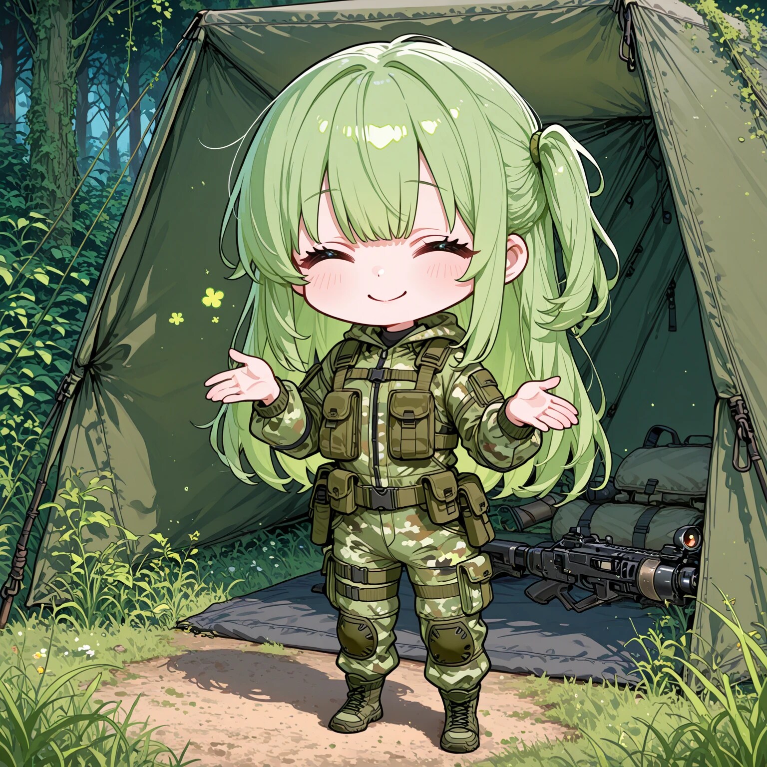 迷彩服ちゃん