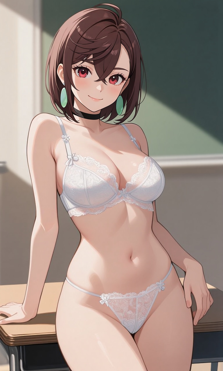 もも♡教室着替え　①