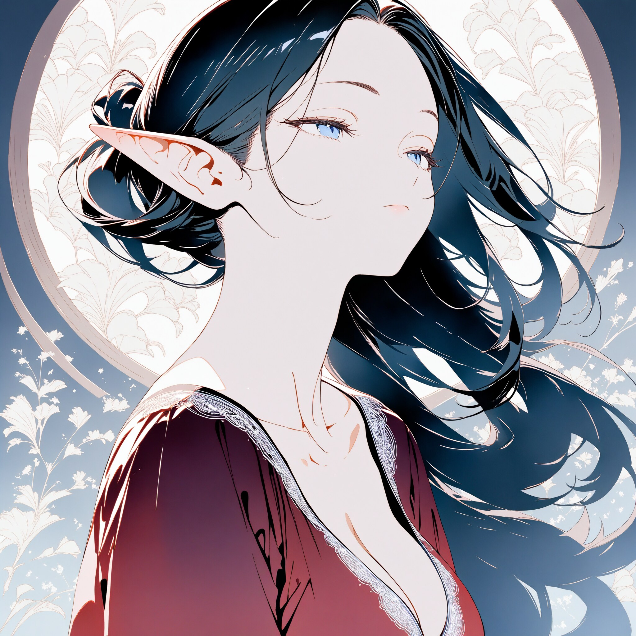 黒髪エルフ姉さんXL