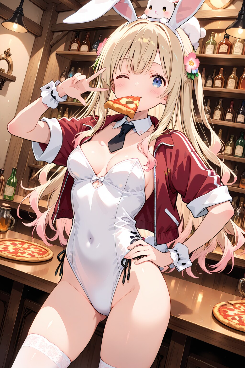 ピザいただきー♪