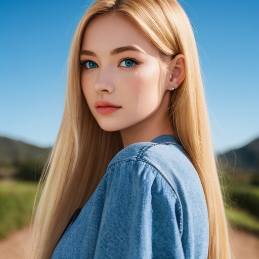 Blue eyes girl | の人気AIイラスト・グラビア