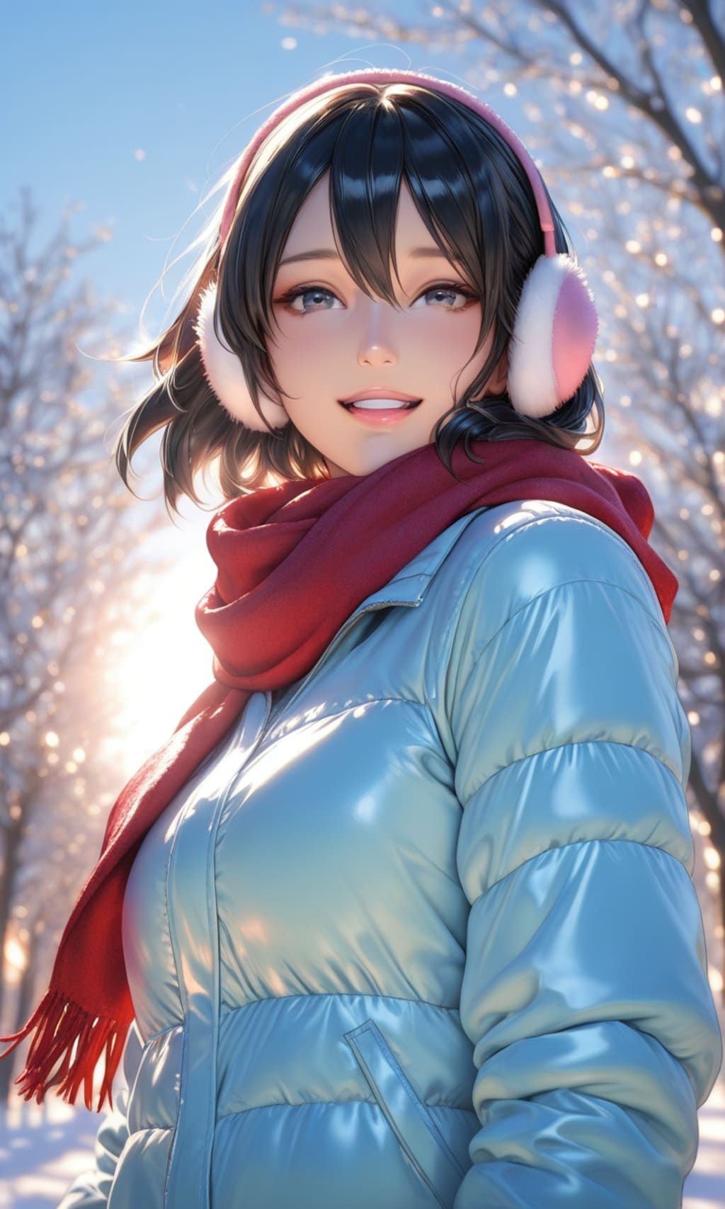 イヤーマフの女の子〈２〉