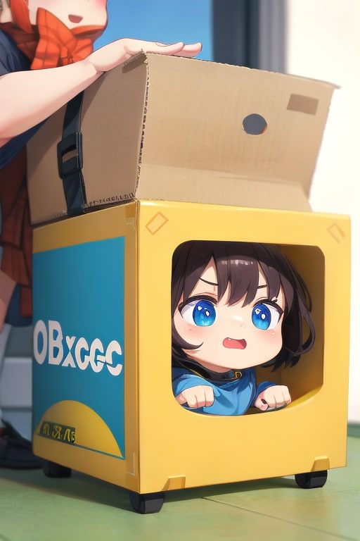 長方形の箱の秘密 | の人気AIイラスト・グラビア