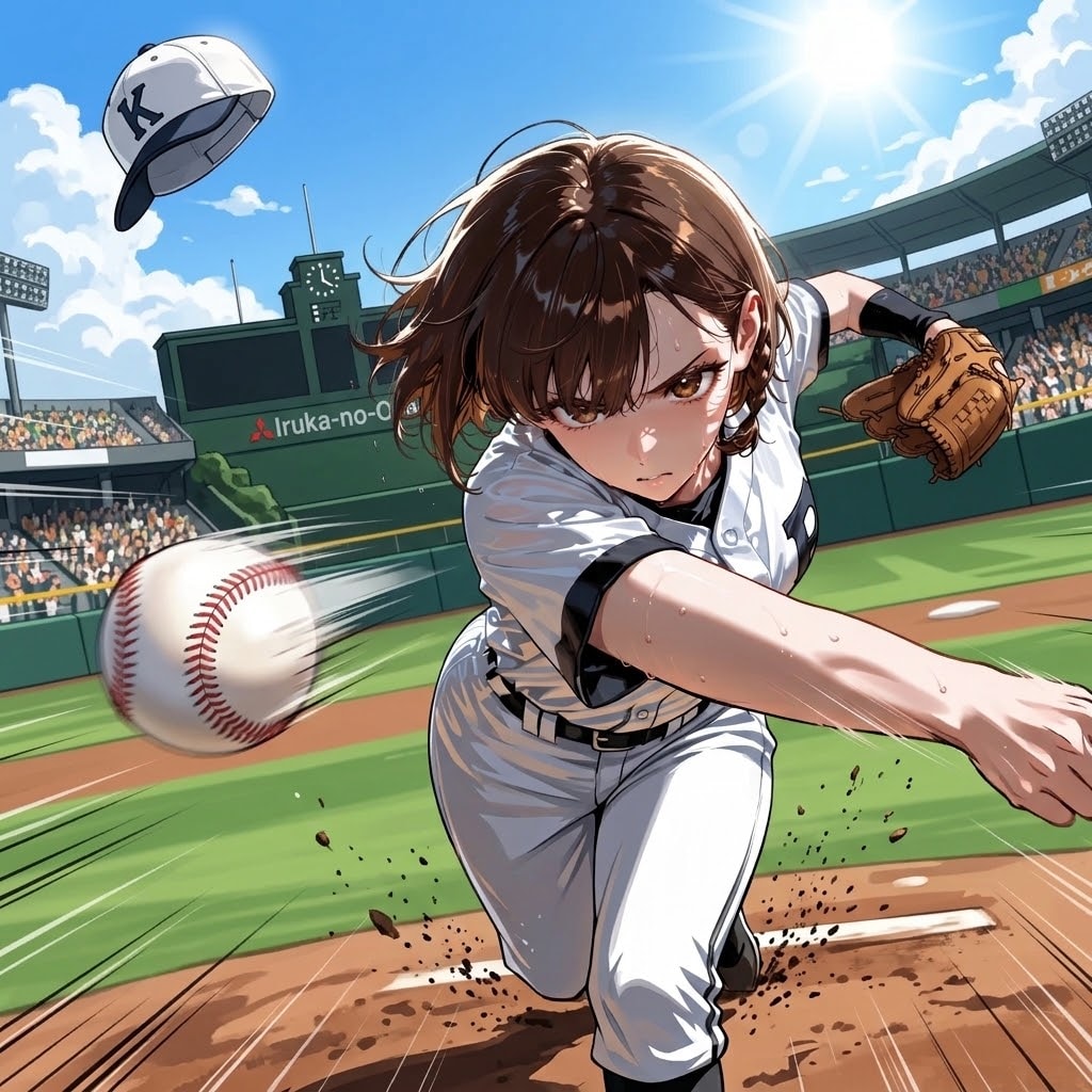 渾身の一球 | の人気AIイラスト・グラビア