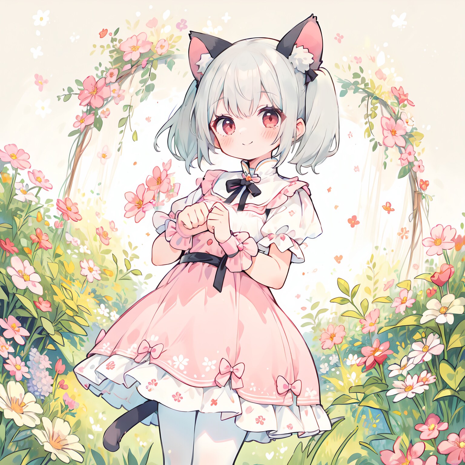 猫耳ツインテちゃん