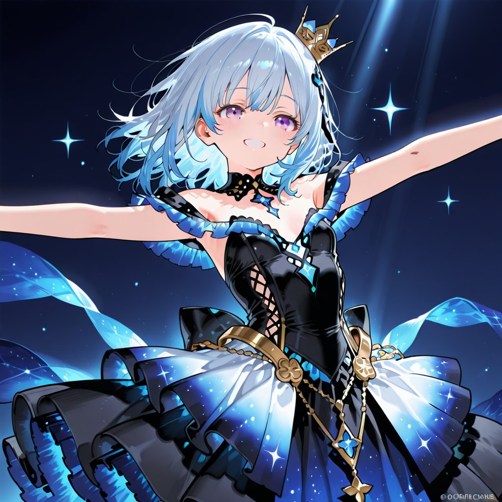 星霜を纏う幼き氷華