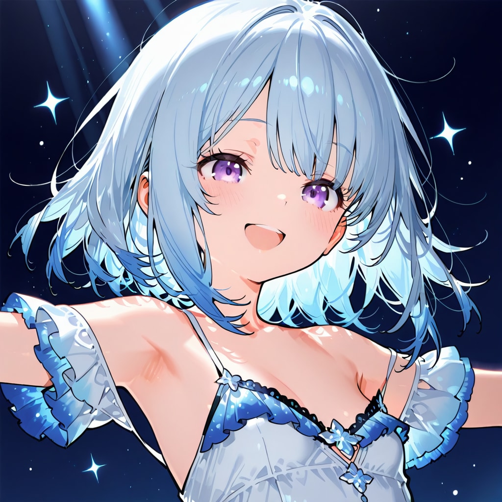 星霜を纏う幼き氷華