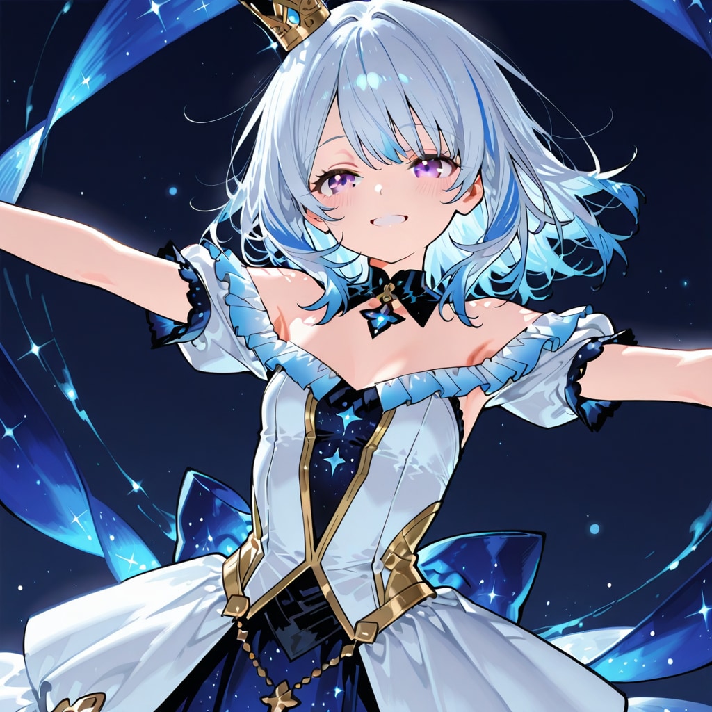 星霜を纏う幼き氷華