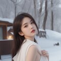 雪景色と彼女達 10枚目
