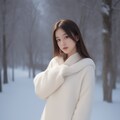 雪景色と彼女達 3枚目