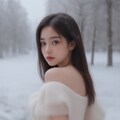 雪景色と彼女達 7枚目