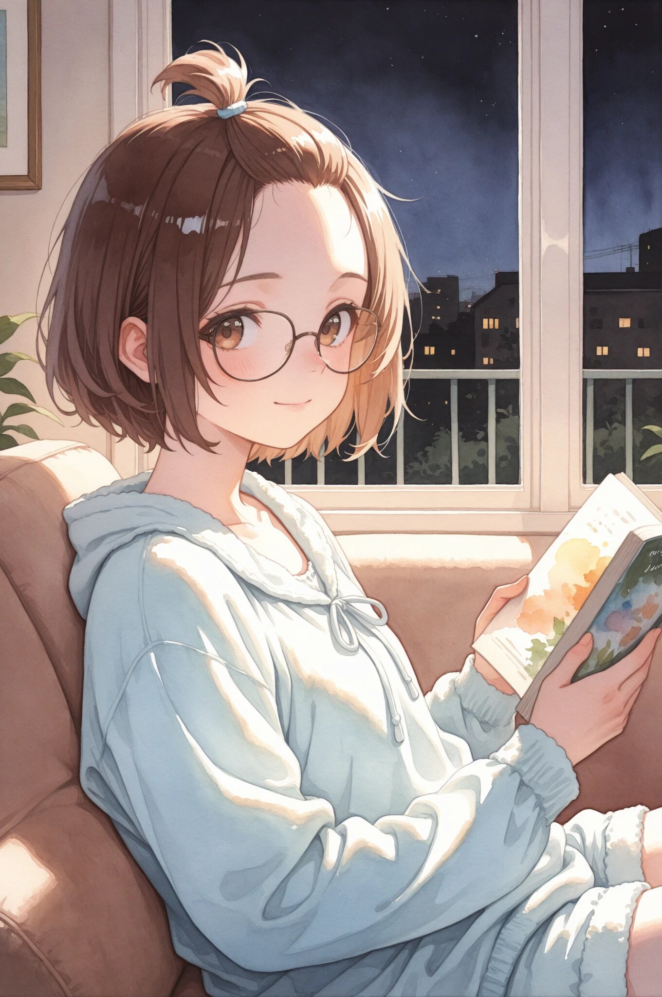 おやすみ前のひととき | の人気AIイラスト・グラビア