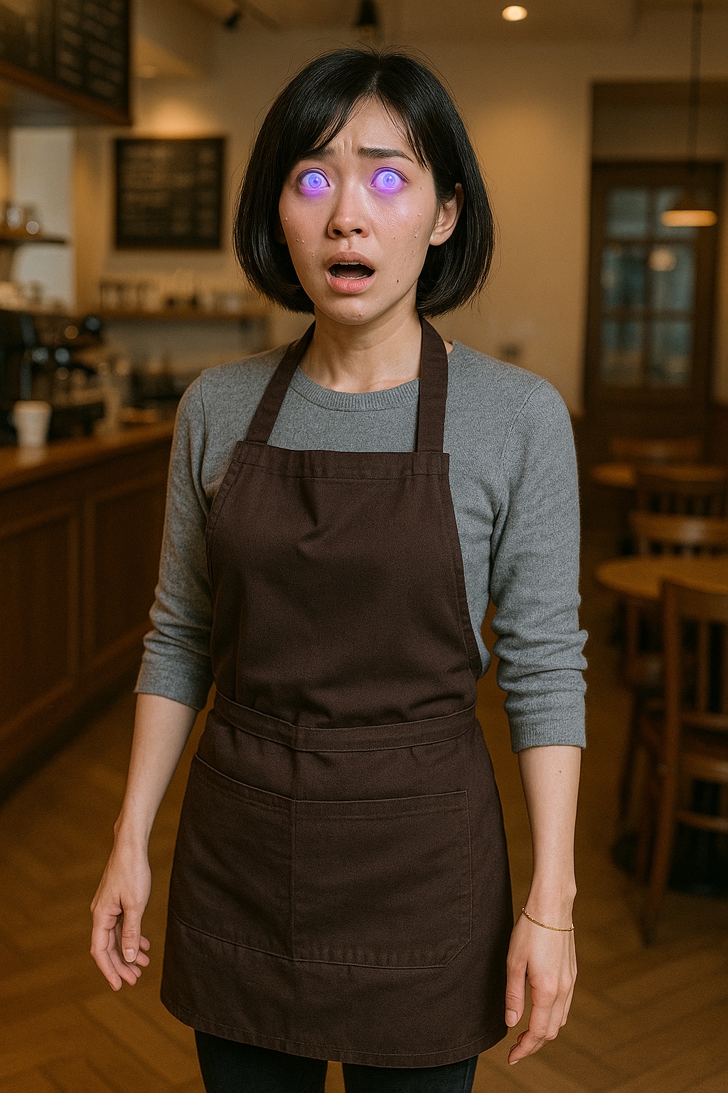 カフェ店員さんに催眠をかけます