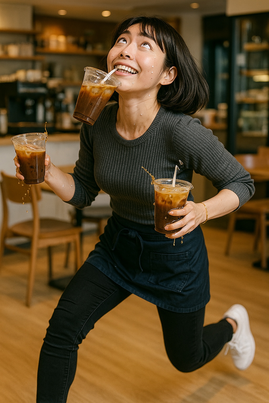 カフェ店員さんに催眠をかけます