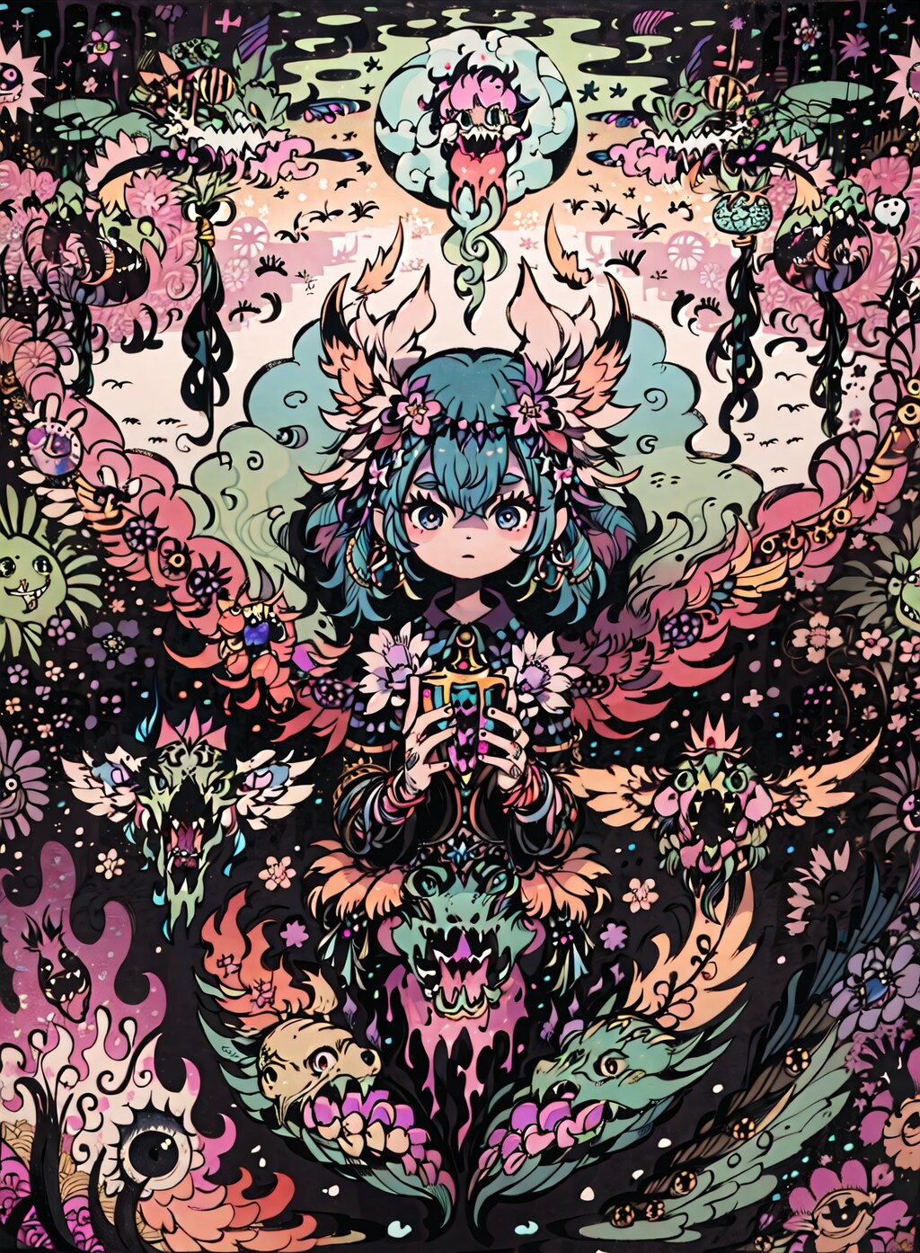 （4枚）サイケなカード