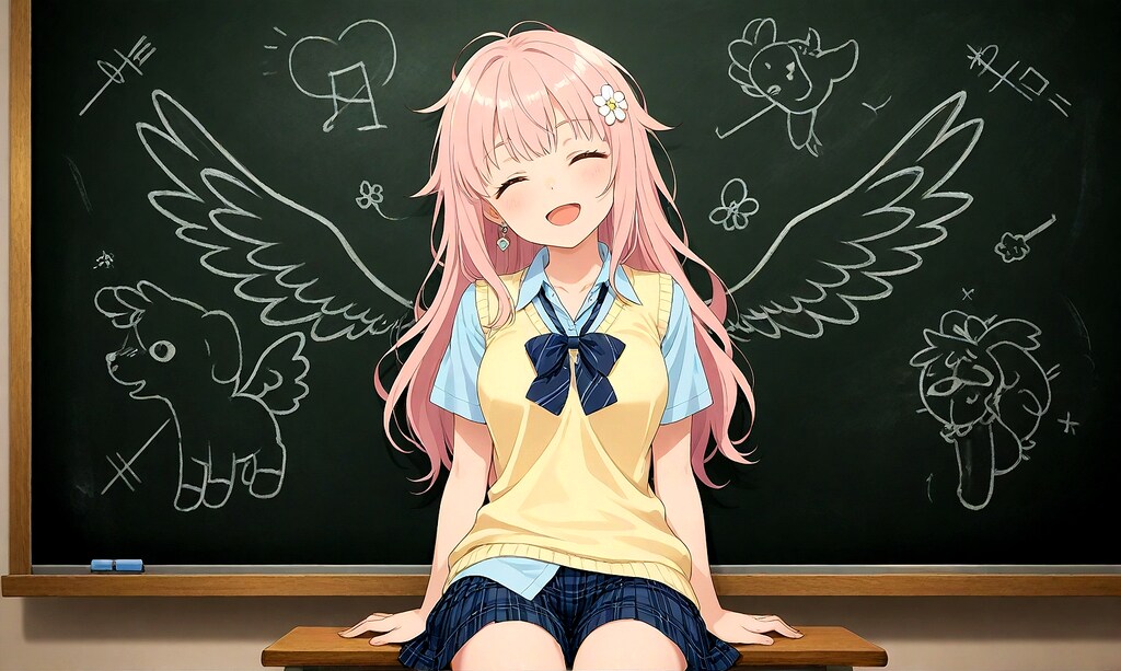 君にもあるのさ天使の羽がほら