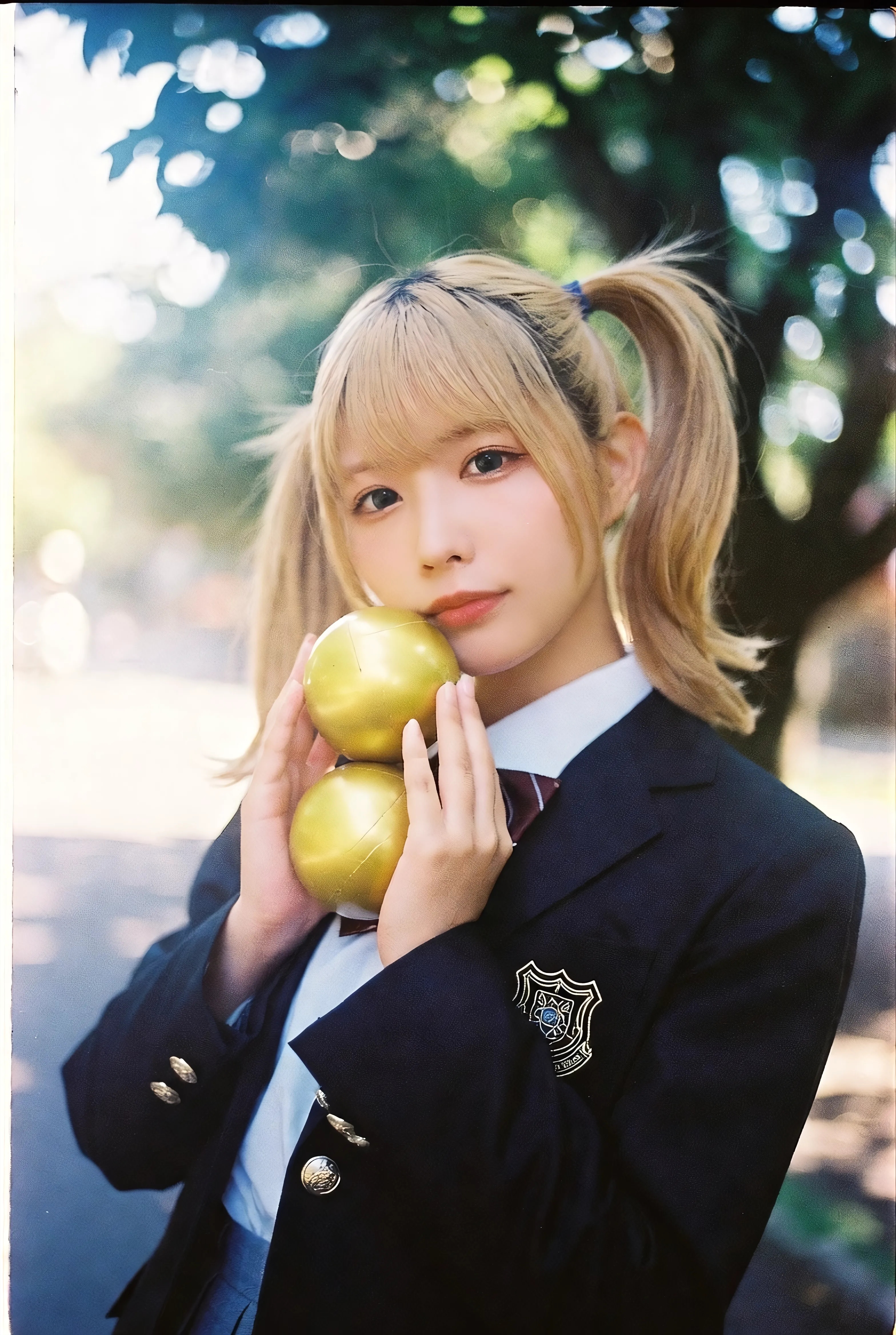 Amber Orbs and School Ties | の人気AIイラスト・グラビア