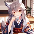 飲酒和装狼さん 2枚目