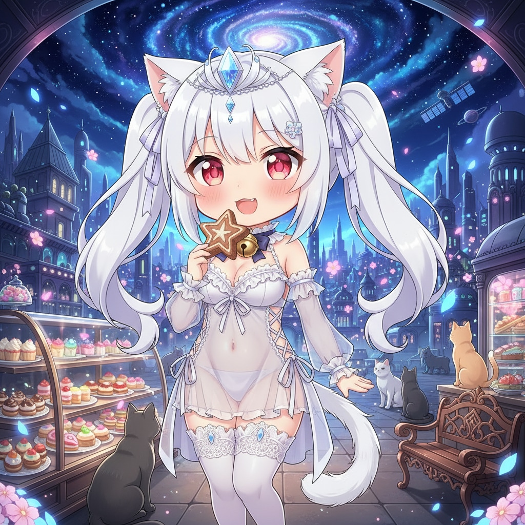 白ツイにゃん