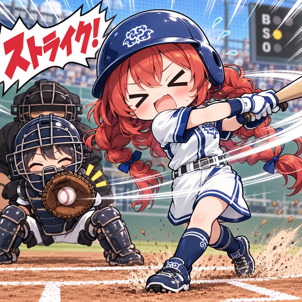 野球レベル１なコロポックル赤髪お兄ちゃんズくん