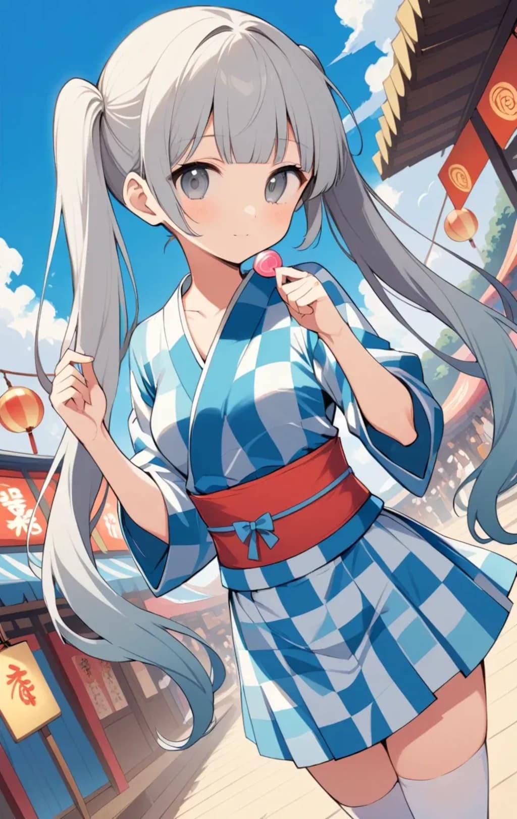 『夏だ！　浴衣だ！　ニーソだ！』inルルイエ。