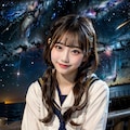星空とセーラー服 5枚目