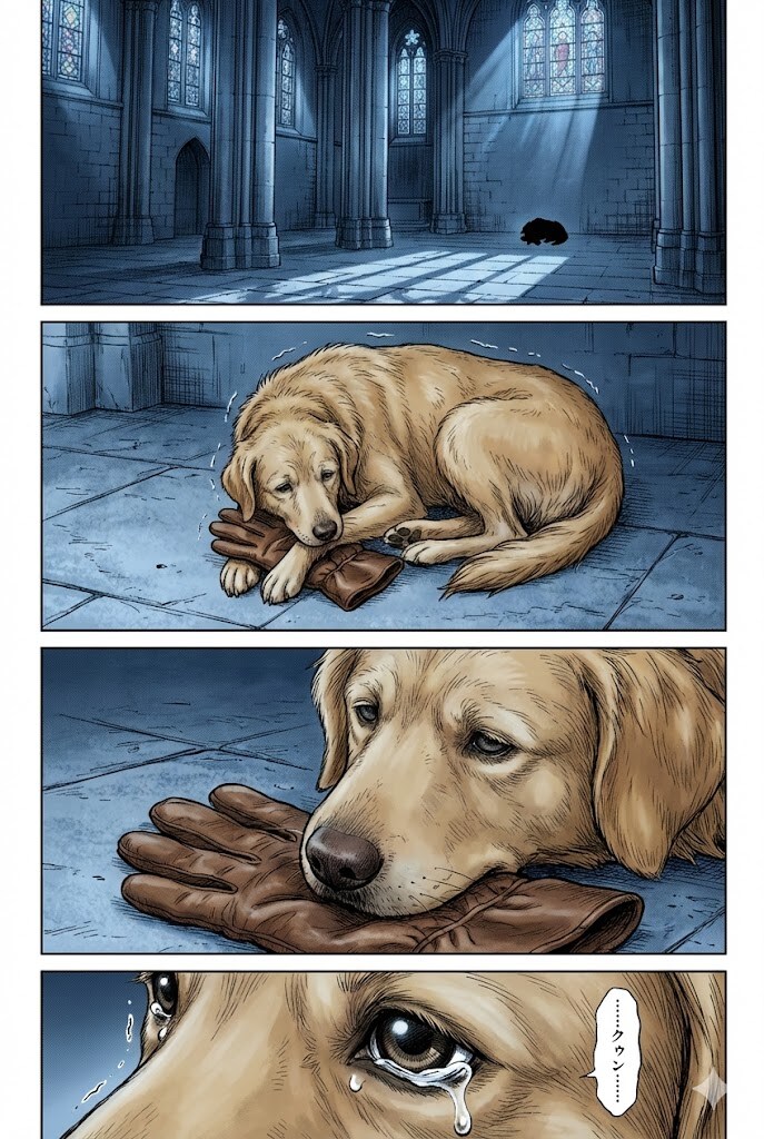 戻らない主人を待つ犬も癒すシスターセレスティア