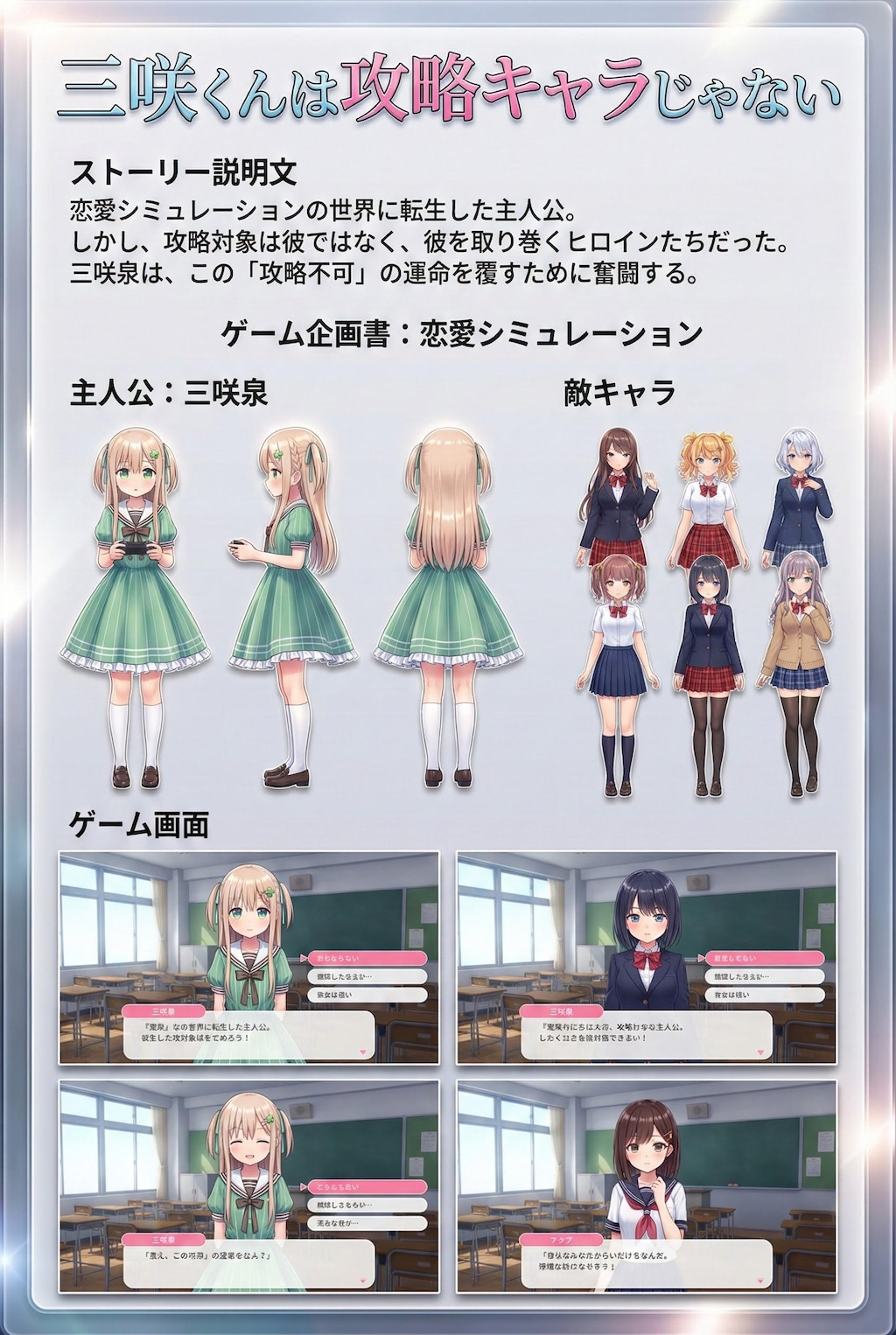 ゲーム雑誌11　三咲くんは攻略キャラじゃない