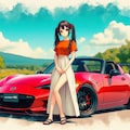少女と車 10 4枚目