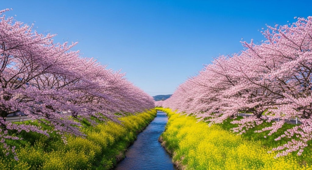河津桜はもう満開