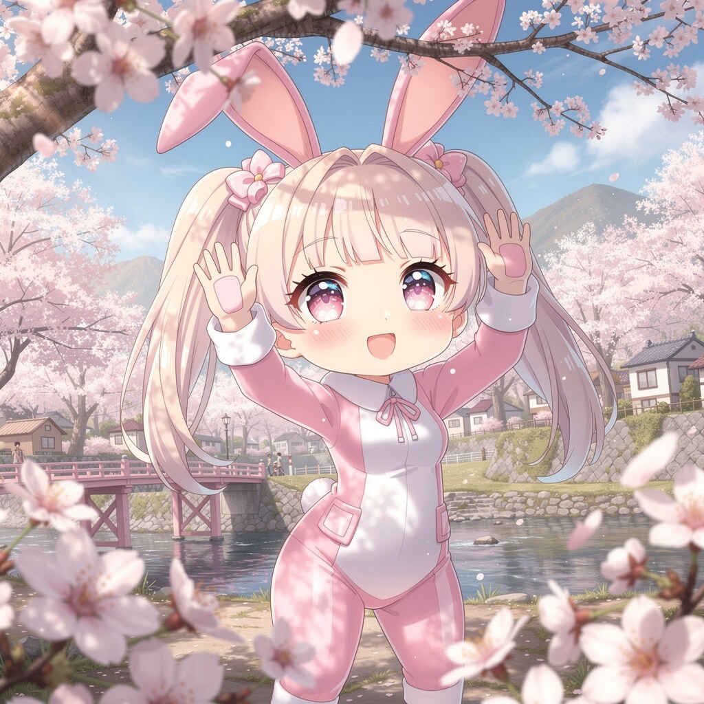 銀ツイぴょん。桜