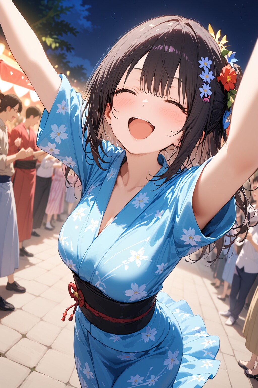 浴衣 #15　HALO | の人気AIイラスト・グラビア