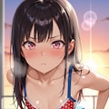 「あっつ・・・動いたら汗かいてきた・・・」 3枚目